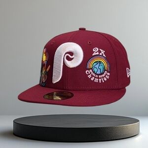 New Era Philadelphia Phillies Cooperstown Groovy World Series Champions Size 7